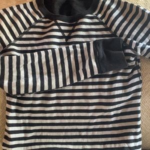 Size 4 LULULEMON striped long sleeve reversible